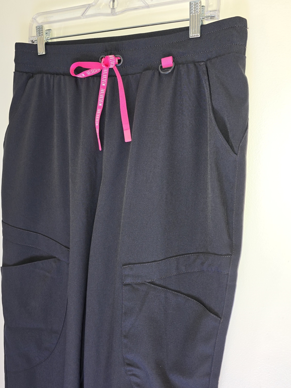 NWT Med Couture Amp mid-rise scrub pants tapered leg Pewter Large Womens - Picture 5 of 13